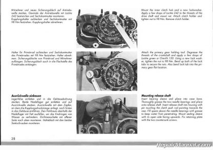 1991 - 1995 KTM 350 500 540 550 Two Stroke Engine Service Manual