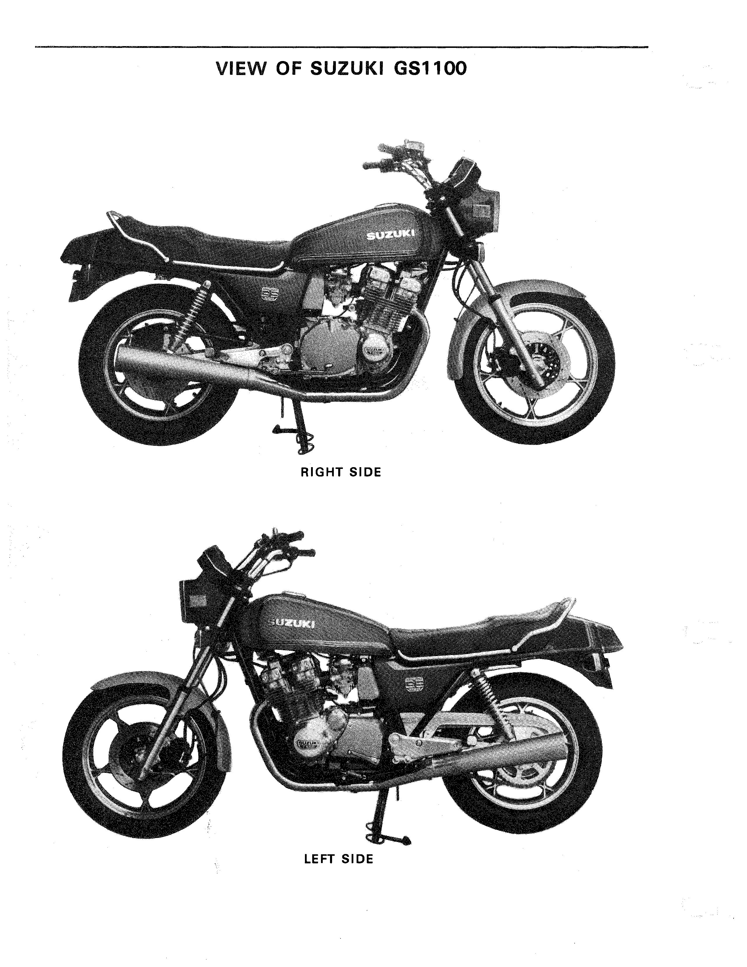 1981 Jan Motorcyclist Magazine Yamaha Honda Suzuki GS1100 B2143 