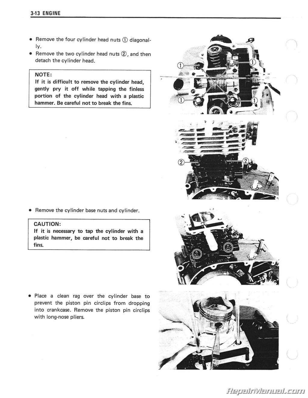 1986 1987 1988 Suzuki DR125 SP125 Motorcycle Service Manual