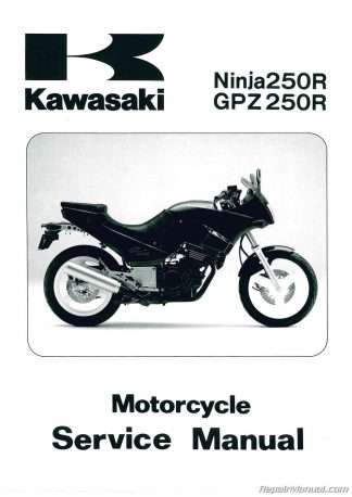 1986 - 2007 Kawasaki EX250 Ninja EL250 Eliminator Service Manual