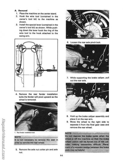 1978-1980 Yamaha XS1100 Service Manual