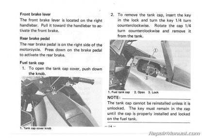 1983 Yamaha XJ650LK Seca Turbo Owners Manual