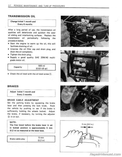 Suzuki ALT50 Manual