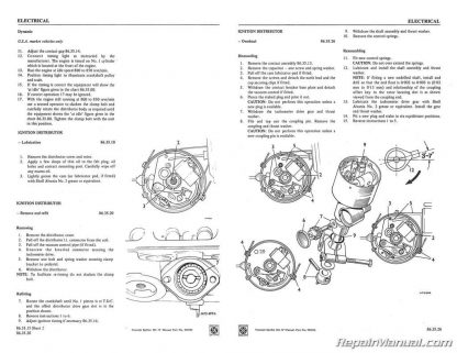 Triumph Spitfire MK IV Workshop Manual 1971 - 1974
