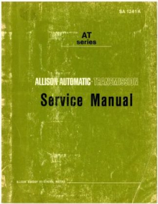 Allison Automatic Transmission AT Series 540 Service Manual