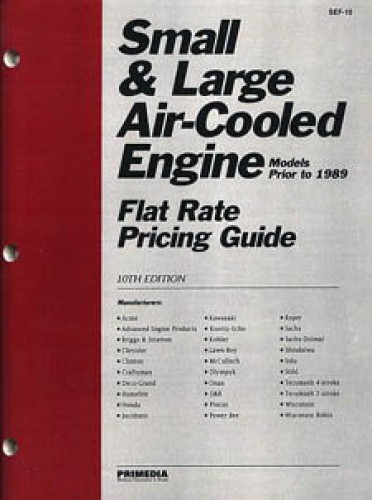 Clymer Small Engine Air-Cooled Engine Through 1988 Flat Rate Pricing