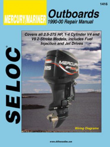 Mercury Mariner Outboard 2-Stroke Boat Engine Repair Manual 1990-2000