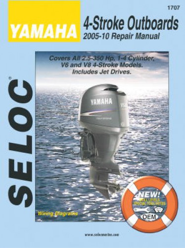 2005-2010 Seloc Yamaha 4-Stroke 2.5-350 HP Outboard Boat 