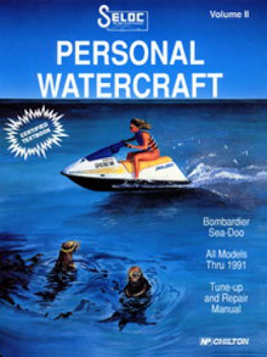 Used Seloc Sea-Doo Personal Watercraft 1988-1991 Repair Manual Vol ll