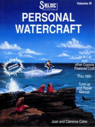 Used Seloc Yamaha Personal Watercraft 1987-1991 Repair Manual Vol lll