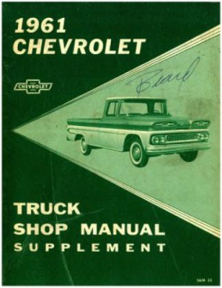 1961 Chevrolet Truck Shop Manual Supplement Used