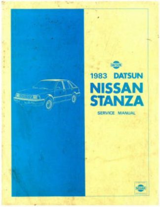 Used 1983 Datsun Nissan Stanza Factory Service Manual