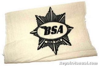 Black BSA Cotton Shop Rag