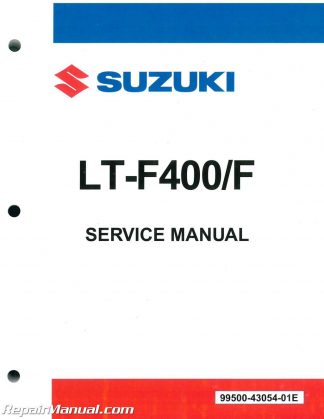 Suzuki Vinson 500 LT-A500F 2002 2003 2004 2005 2006 2007 service manual w binder 