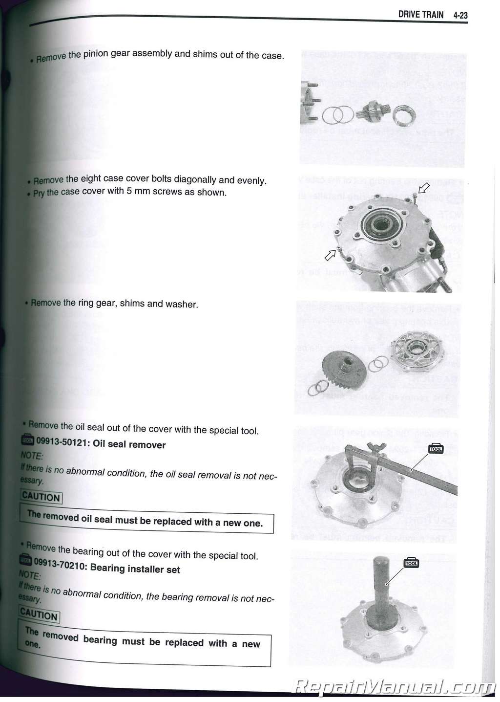 CD-ROM Suzuki Eiger 400 ATV Service Repair Maintenance Manual 2002-2007 
