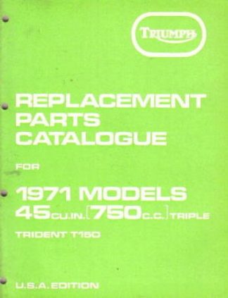 Used Triumph Replacement Parts for 1971 750cc Models