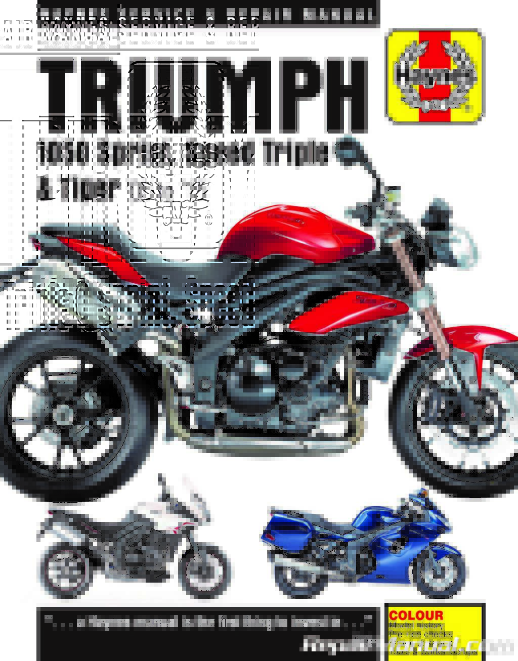 Triumph America 865 EFI 2013 Haynes Service Repair Manual 4364 