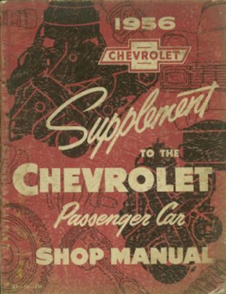 1956 Chevrolet Shop Manual Supplement