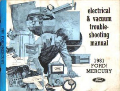 Used 1981 Ford Mercury Electrical Vacuum Troubleshooting Manual