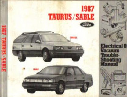 Used 1987 Ford Taurus Mercury Sable Electrical Vacuum Troubleshooting Manual