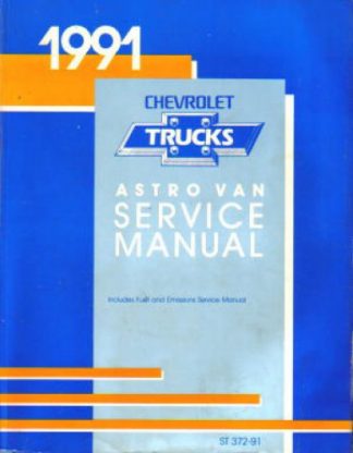 1991 Chevrolet Astro Mini-van Factory Service Manual