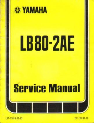 Official 1978 Yamaha LB80-2AE Factory Service Manual