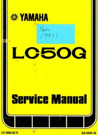 1980 Yamaha LC50G Champ Factory Service Manual
