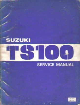 Used 1980-1981 Official Suzuki TS100 Factory Service Manual