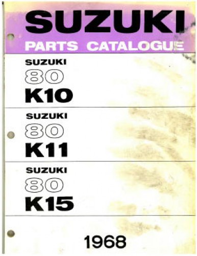 1974 Suzuki TS185L Sierra Parts List Parts Manual