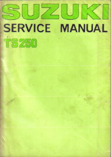 1977-1979 Suzuki TS250 Factory Service Manual