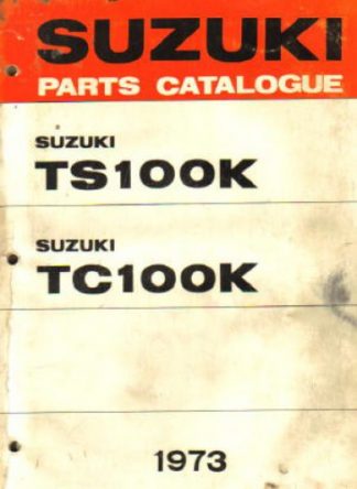 1973 Suzuki TC100K TS100K Factory Parts Manual