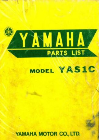 Used Official 1968 Yamaha YAS1C Factory Parts Manual
