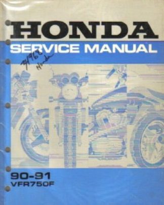 Used Official 1990-1991 Honda VFR750F Factory Service Manual