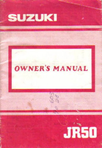 Repair Manual For 1991 Suzuki Jr 50