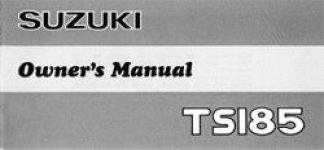 Suzuki TS185C Owners Maintenance Manual