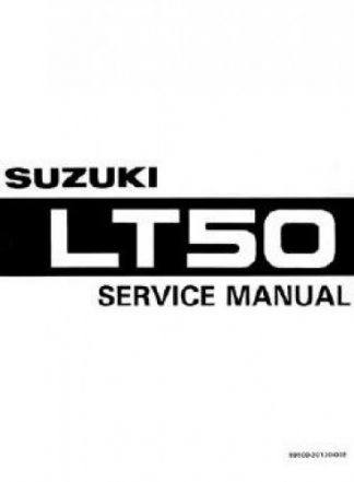 1984 Suzuki LT50E Quadrunner Factory Service Manual
