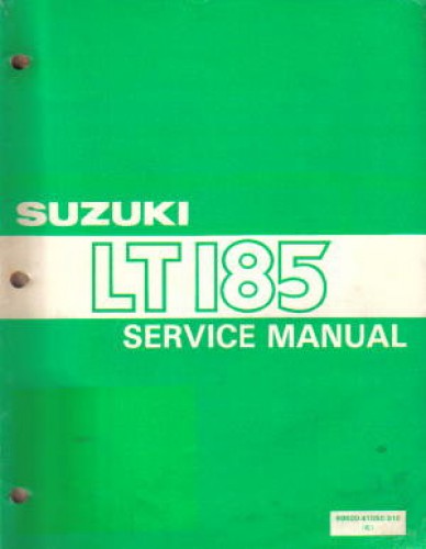 1984-1987 Suzuki LT185 Service Manual