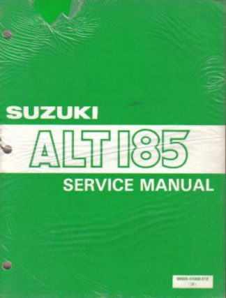 Used 1984-1985 Suzuki ALT185 Factory Service Manual