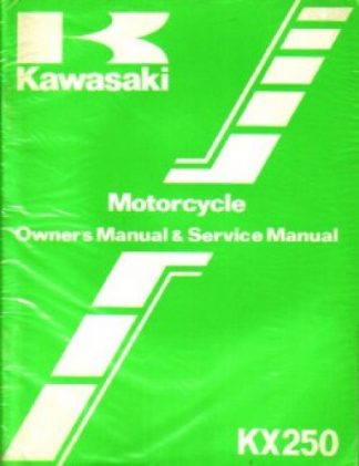 Used Official 1985 Kawasaki KX250D1 Factory Service Manual