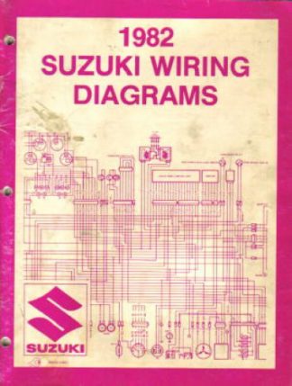 Used 1982 Suzuki ATV and Motorcycle Wiring Diagram and Troubleshooting Book