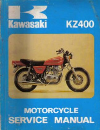 Used Official 1974 Kawasaki KZ400 Factory Service Manual