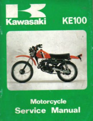 Used Official 1979-1982 Kawasaki KE100 Factory Service Manual