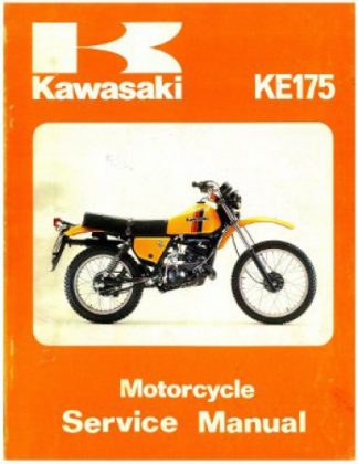 Used 1979-1982 Kawasaki KE175 D Series Service Manual