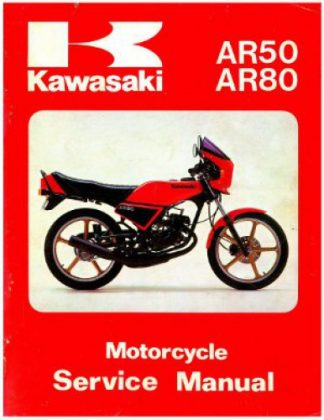 Used Official 1981-1982 Kawasaki AR50 AR80 Factory Service Manual