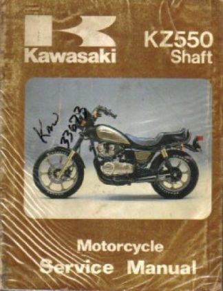 Used 1983 Kawasaki KZ550 Shaft Drive Service Manual