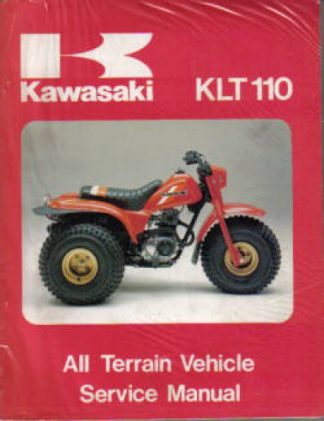 Used Kawasaki KLT110 1984 Factory Service Manual