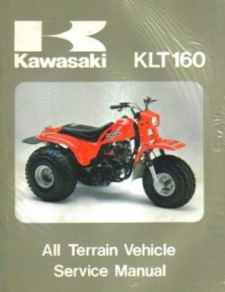 Used Official 1985 Kawasaki KLT160 Factory Service Manual
