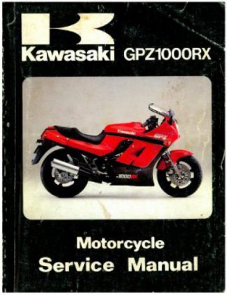 Used Official 1985 Kawasaki ZX1000A1 Factory Service Manual