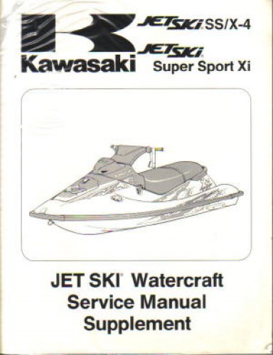 Used 1992-1993 Kawasaki JH750A and JH750B Jet Ski Factory Service Manual