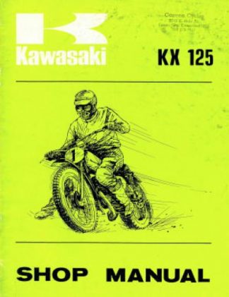 1974 Kawasaki KX125A1 Service Manual